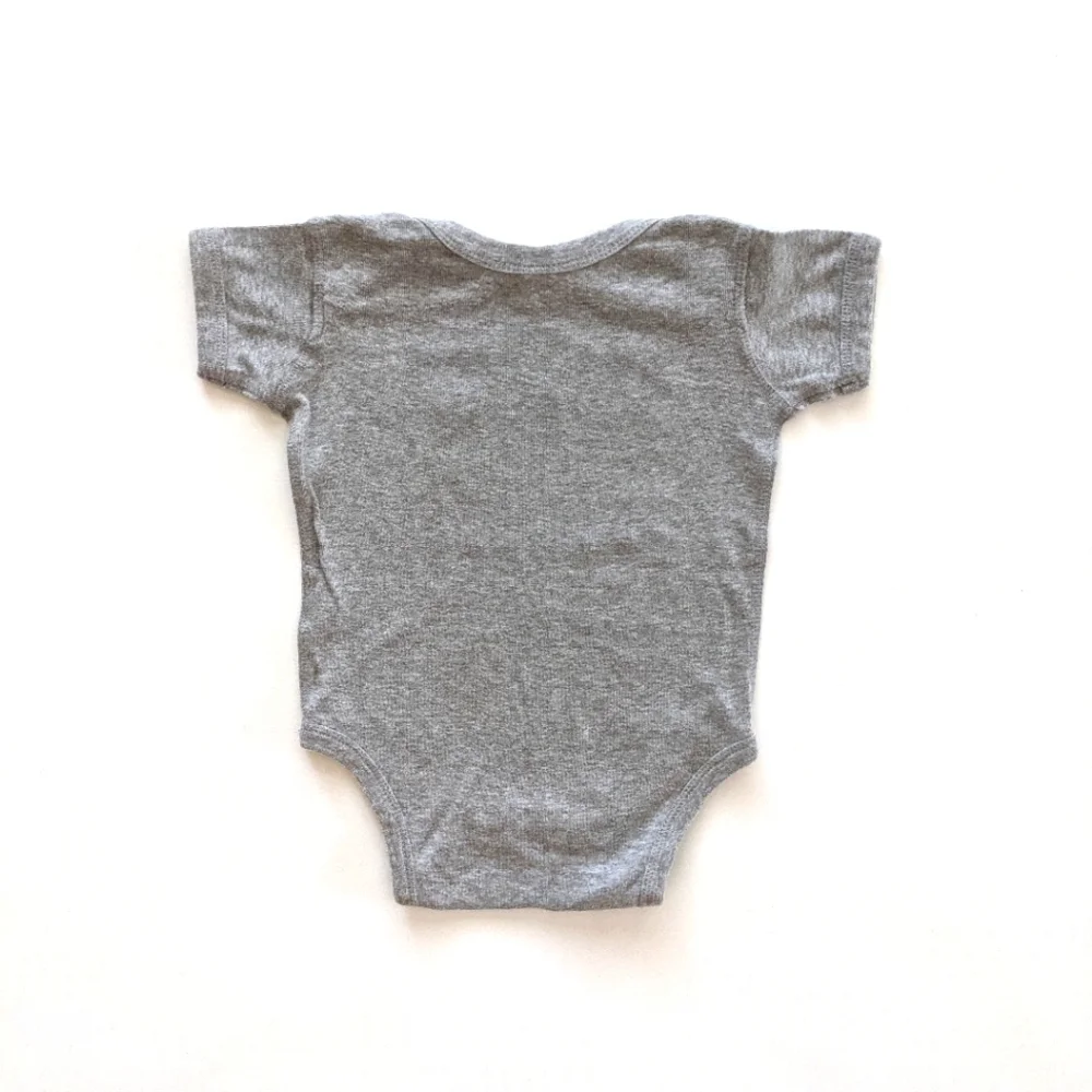 Rabbit Skins American Flag Short Sleeve Onesie Bodysuit